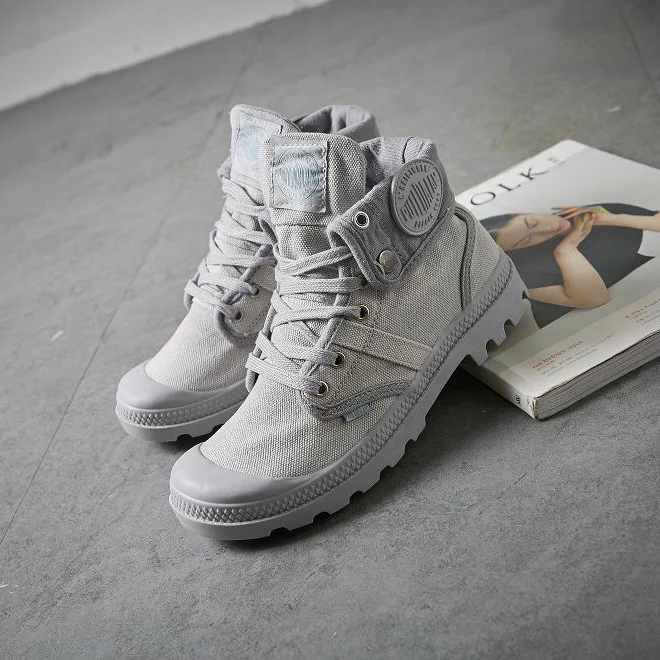 

2020 Fashion High Top Sneakers Canvas Shoes Women Casual Shoes White Flat Female Basket Lace Up Solid Trainers Chaussure