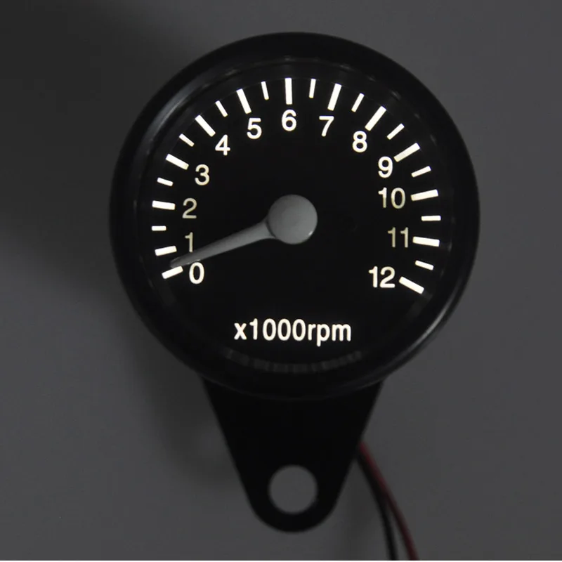 Conjunto do Instrumento Odômetro para Universal Motocicleta Digital Backlight Cluster Gauges Velocímetro Tacômetro Medidor Rpm 12v Led 8 Motocicleta 12V Digital LED Backlight Conjunto do