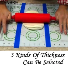 TENSKE 1 набор силиконовых роликовых лент, Силиконовые измерительные полоски для теста/идеальные полоски, аксессуары для кондитерских изделий, ролик для помадки, Новинка