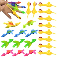Fronde à doigt dinosaure, 20 pièces, jouet Animal turc, extensible, amusant, pour jeux volants, Festivals, cadeau de fête