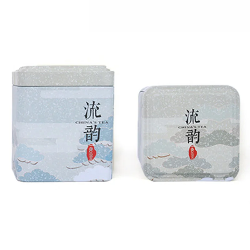 Xin Jia Yi упаковка маленькая чайная коробка в китайском стиле прямоугольник особой формы на заказ металлический Бисквит конфеты монеты жестяная коробка для чая