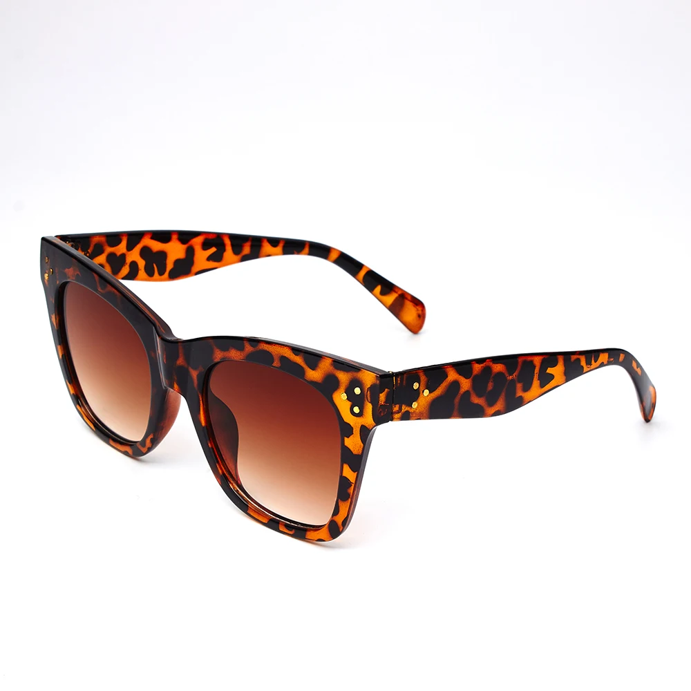 

Leopard Frame Classic Designer Big Box Sunglasses Women Brand Trend Sexy Eyeglasses Adult Glasses