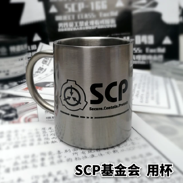 Scp Secure Contain Protect Special Special Containment Procedure Foundation  Goc Star Stainless Steel Mug Cup Cosplay Prop Gift - Costume Props -  AliExpress