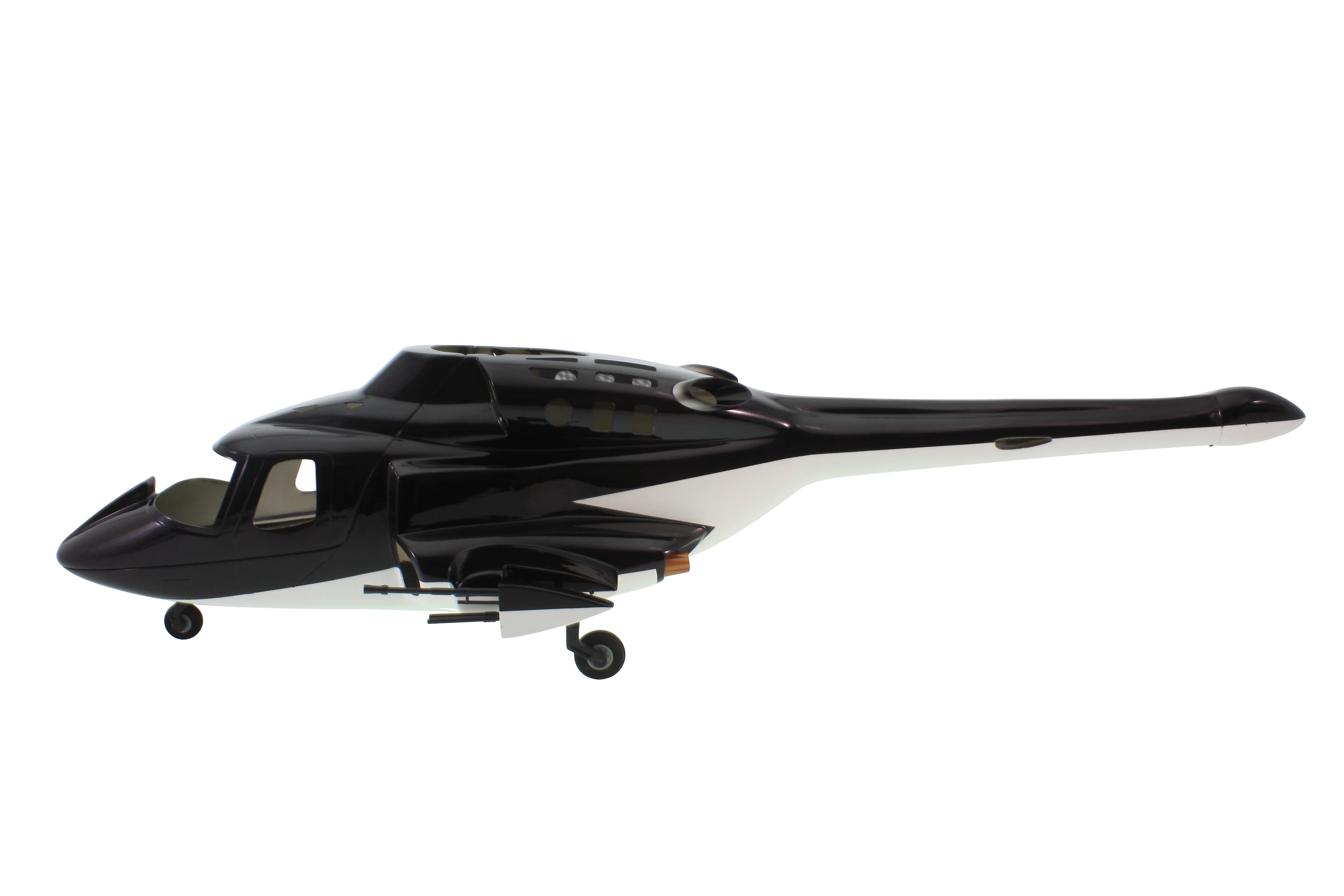 Airwolf 500 Размер весы Фюзеляж Для Bell 222 TREX 500E вертолет с втягивающимися и