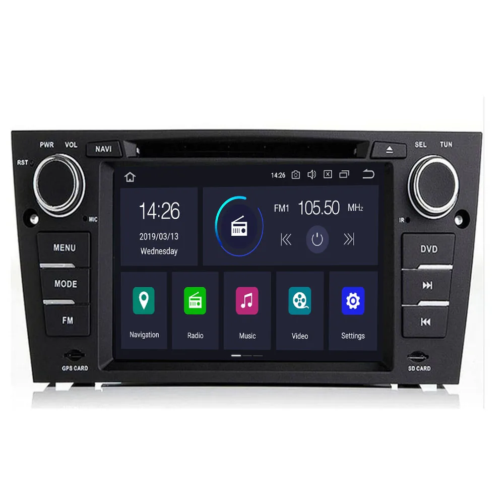 AutoRadio 2 din GPS Android 10 Car DVD Head unit For BMW E90 E91 E92 E93 2006 2007 2008 2009 2010 2011 2012 navigation 4G WIFI | Автомобили
