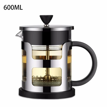 

Portable Manual French Presses Pot Coffee Maker Filter Pot Household Coffee Machine Coffee Pot Percolator Tool