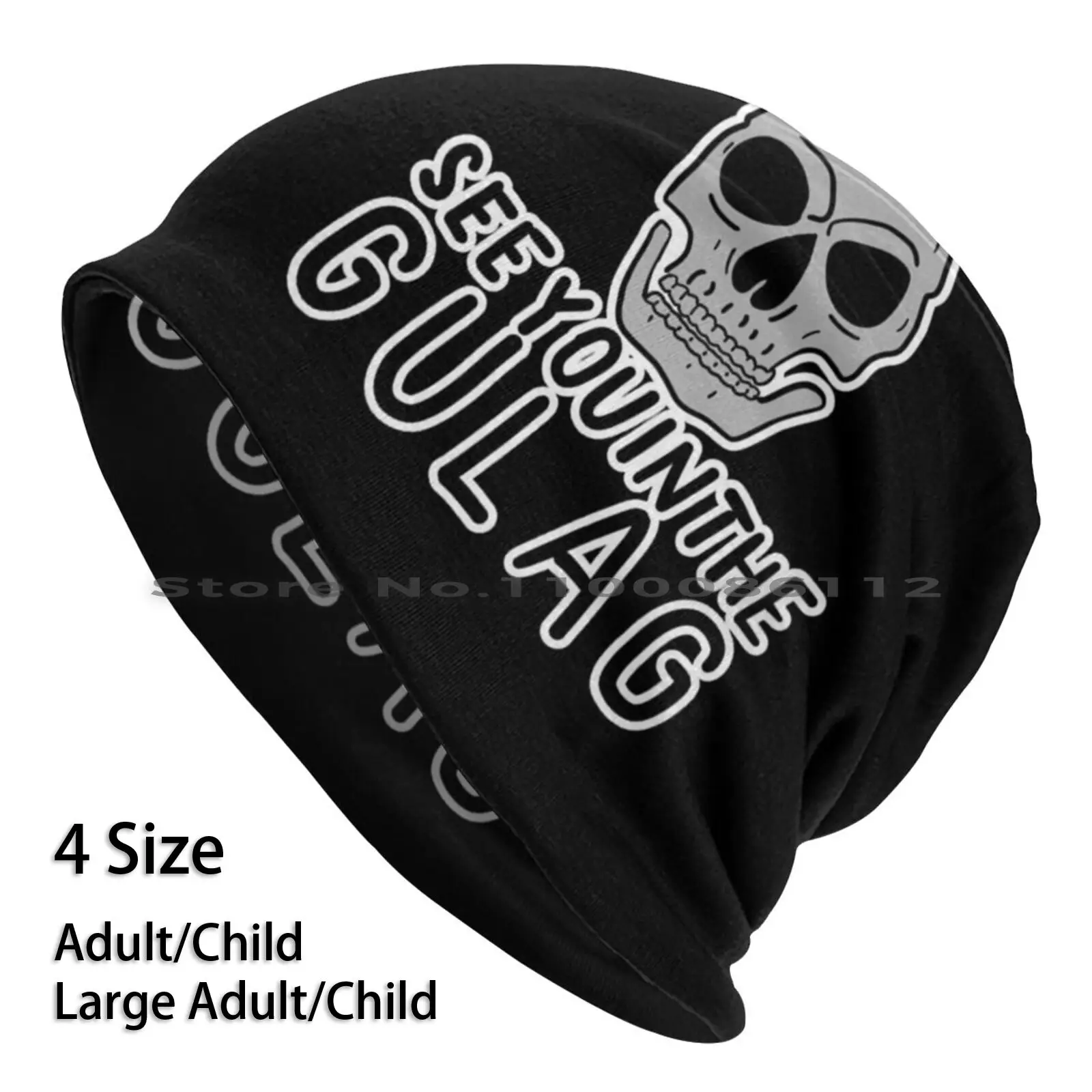 Warzone Gulag Berretti Cappello Lavorato A Maglia Gulag Battle Royale Black Ops Warzone 4 Cappello Lavorato A Maglia Senza Tesa Skullcap Regalo Casual