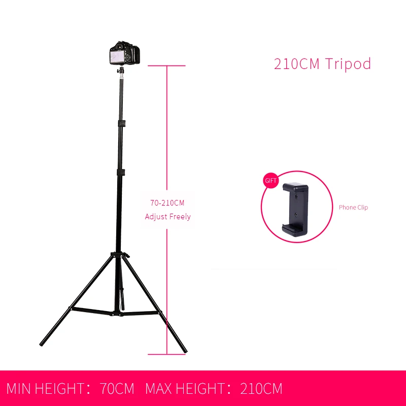 

Photography Tripod Light Stand for Photo Studio Reflector Softbox Light Umbrella Background Video Lighting Studio Aluminum Alloy