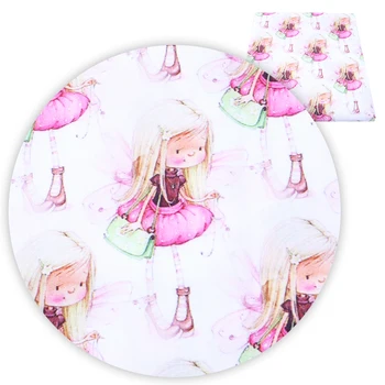 

50*145CM Patchwork Princesses Printed 100% Cotton Fabric For Tissue Kids Needlework DIY Handmade Accessories,c13232
