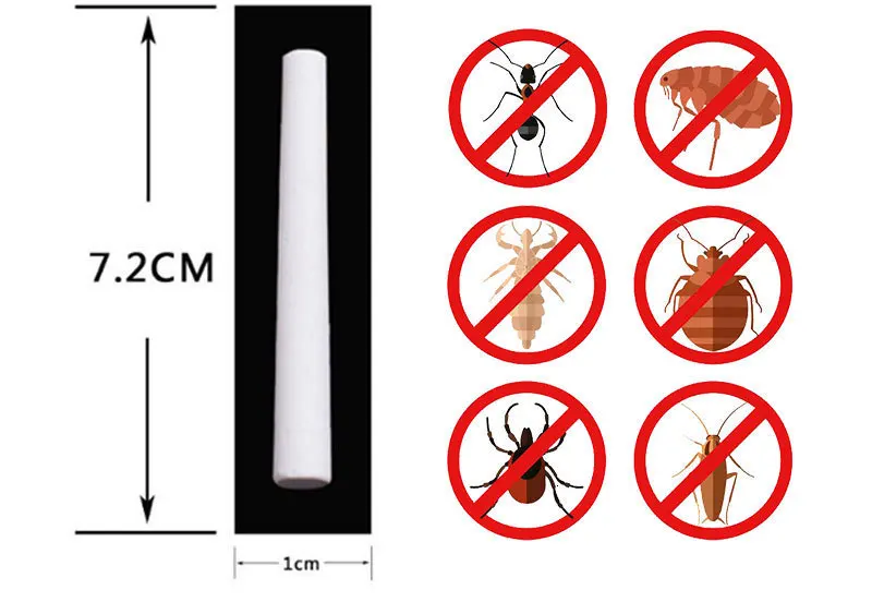 10 шт. тараканов яд чудесная ручка мел средство от насекомых инсектицид тараканов репеллент порошок для уничтожения муравьев блох вшей