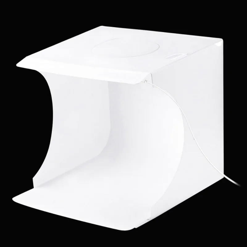 Single LED Panels Folding Portable Photo Video Box Lighting Studio Shooting Tent Box Kit Emart Diffuse Studio Softbox lightbox