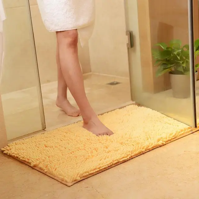 Коврик для ванной комнаты, Tapis Salle de Bain, коврик для ванной комнаты, удобный коврик для ванной, большой размер, коврики для ванной комнаты 35 - Цвет: Цвет: желтый