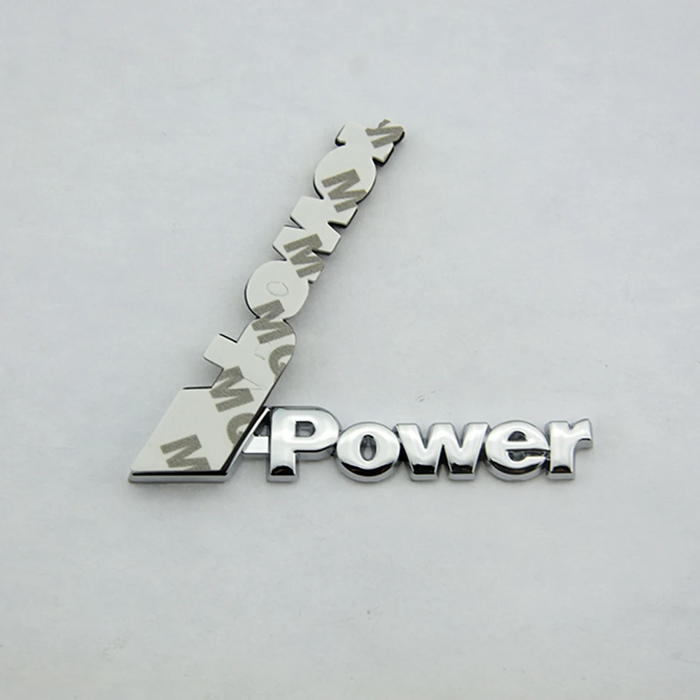 

Car Styling M power LOGO Sticker Trunk Auto Car Sticker For BMW 1 3 4 5 6 7 series M3 M5 M6 E46 E39 E60 E90
