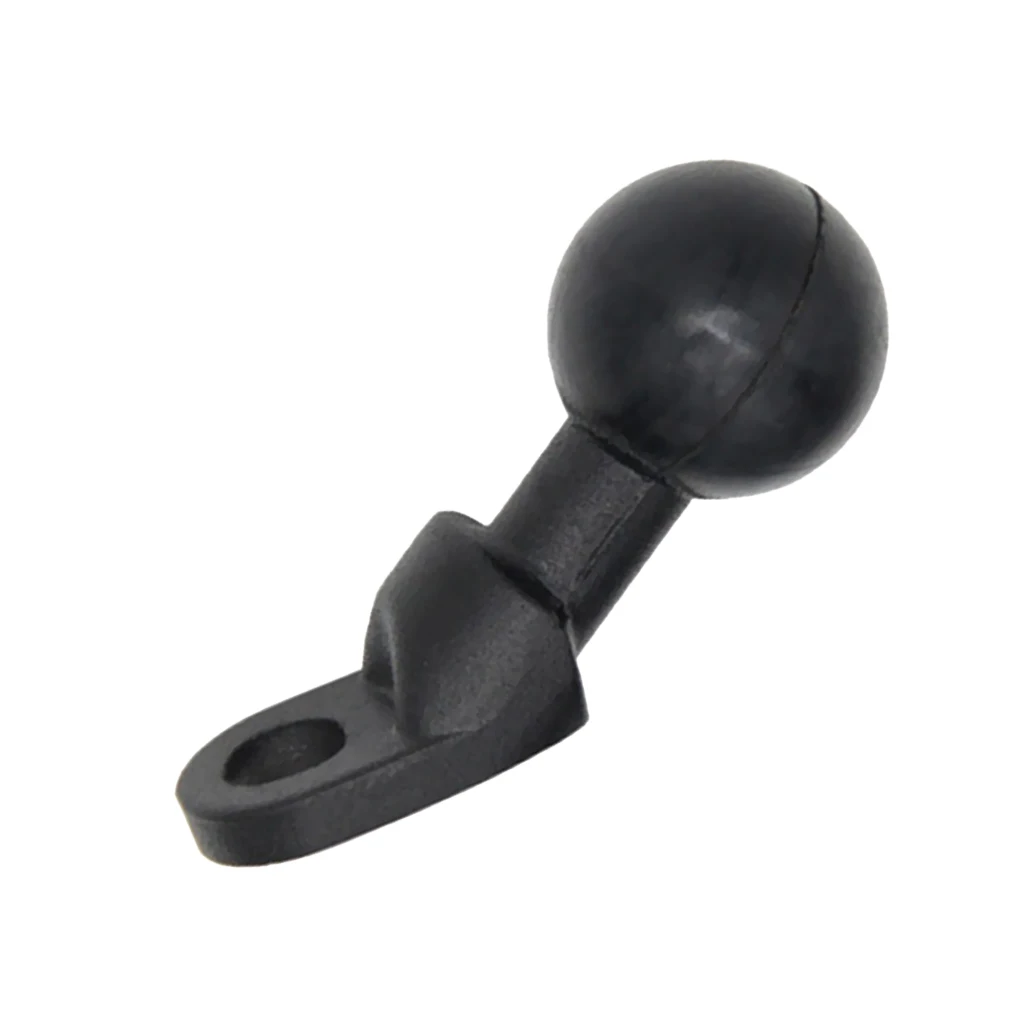 Mount Aluminum Mini Motorcycle Mount Angled Base With 11mm Hole 1 Inch Ball
