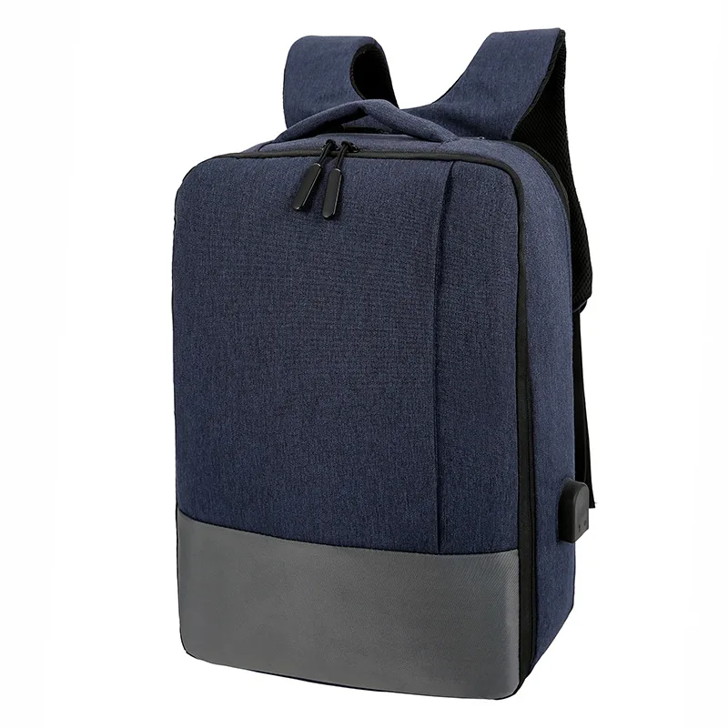 

Hot Selling Open-Storage Space USB Charging Earphones Diplopore Computer Backpack Men's Side Mention Business Backpack