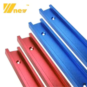 300-800mm Bois Chute Rail T-track T-slot Miter Track Jig T Screw