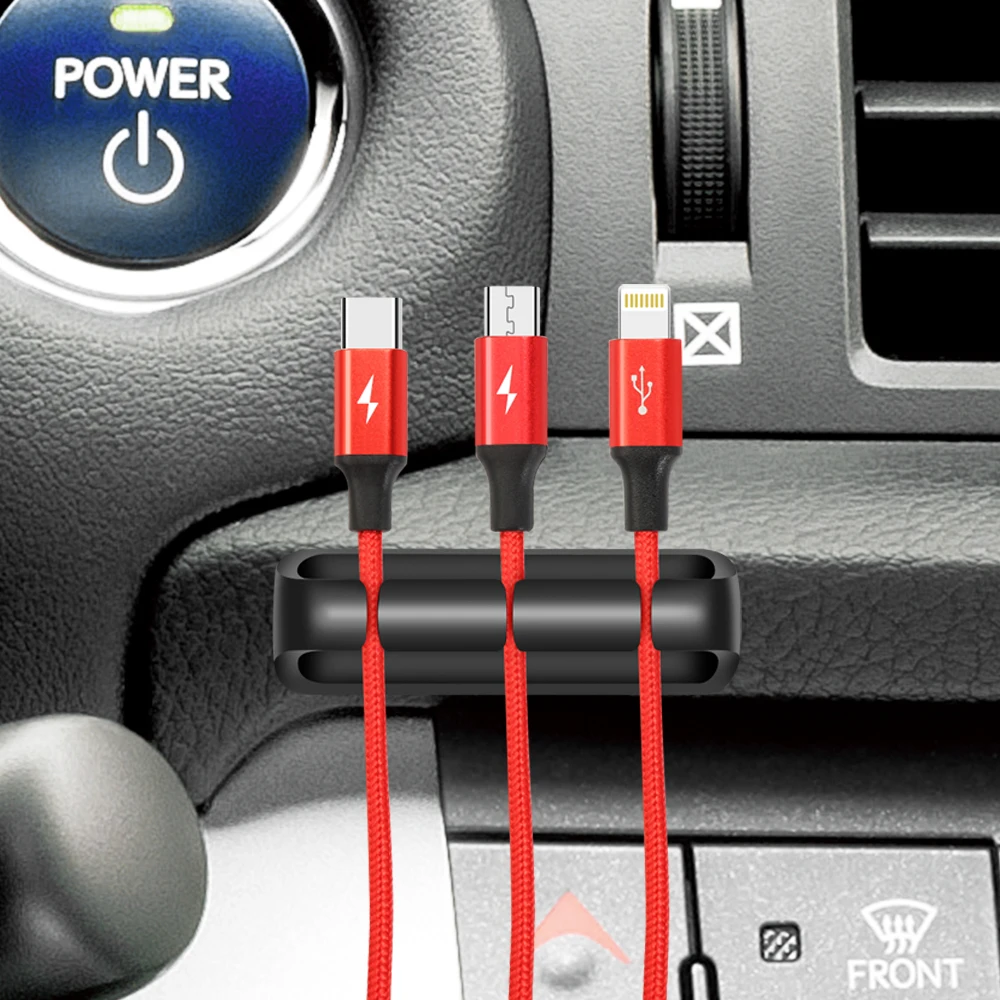 Автомобильный Настольный USB-кабель с зажимом для Volvo XC60 XC90 Toyota Renault Opel astra Nissan qashqai