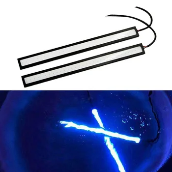 

Car Daytime Running Lights Lamp Blue Driving Aluminum Strip DRL Dustproof