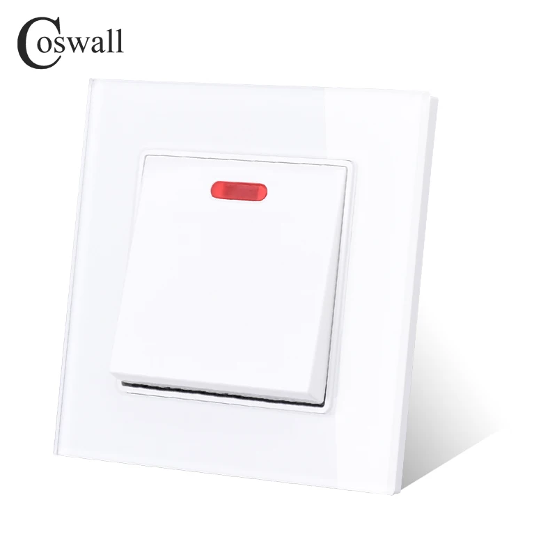 coswall interruptor para ar condicionado 20a dp painel de 03