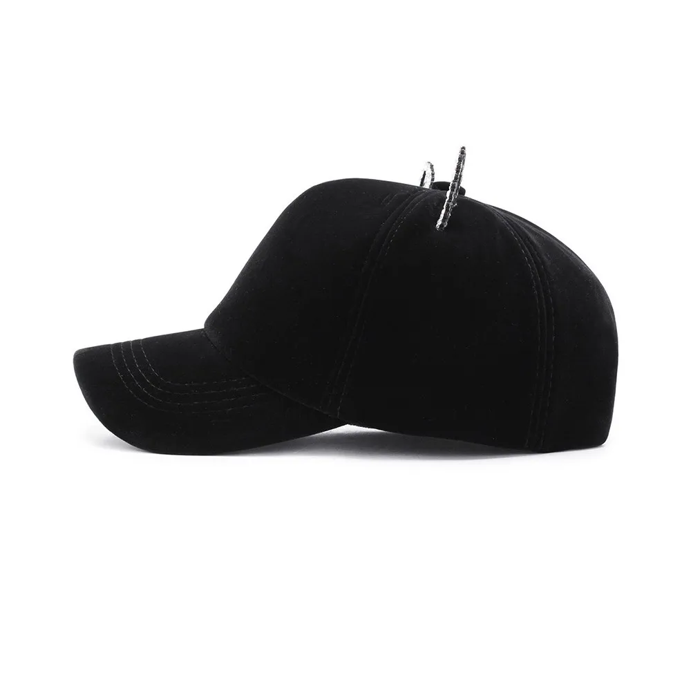 Hip Hop Adjustable Women Baseball Cap Performance Curve Cap Cat Ear Hat Rayon Solid Stylish Cute gorras para mujer Simple gorra