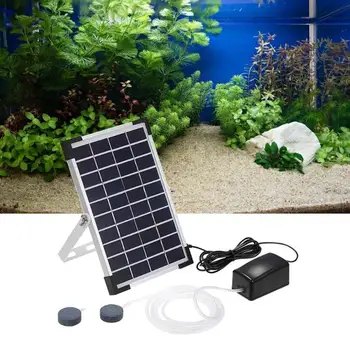 

DC 1.4L/min Solar Energy Powered Panel Aeration Pumps Outdoor Aquatic Water Oxygen Air Oxygenator Pump Pond Fish Aerator