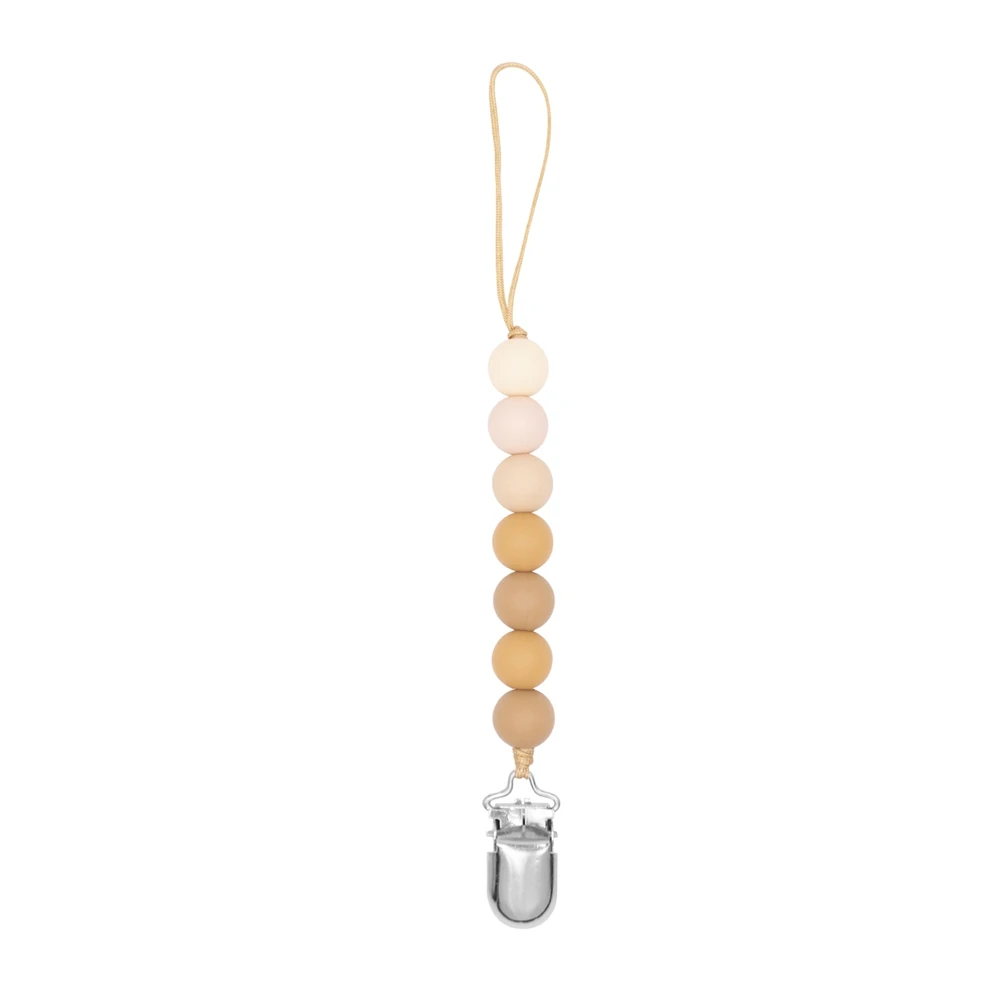 Baby Care Universal Holder Leash For Pacifiers Nipples Clip Chain Infant Child Soother Beaded Wooden Chains Teethers