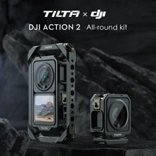 TILTA TA T26 DJI action2 – Cage de caméra antichoc, Kit pour DJI Osmo Action 2, boîtier de Protection du système de filtre magnétique 
