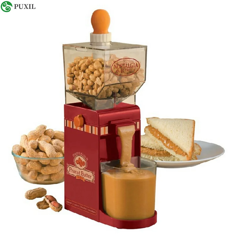 APLLEN Home Peanut Butter Machine Processing Machine 110V Grain Grinder