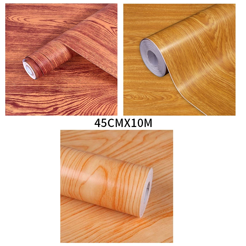 

Wood Pattern Easy to DIY Self Adhesive Backsplash PVC Wallpaper 3D Peel and Stick Wall Tiles wallpapers For Home