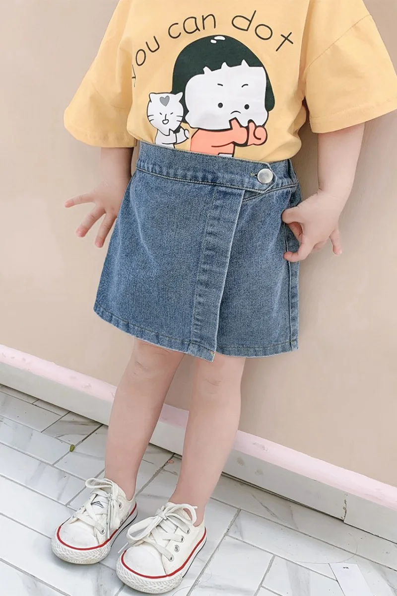 COOTELILI Kids Clothing Summer Girls Shorts Skirt Baby Jeans Pants Summer Beach Denim Pant Shorts For Girls Clothing (5)