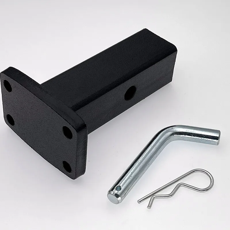 CVP Trailer Pintle Hook Receiver Hitch Adapter Plate Mount Camper RV Parts Caravan Accessories
