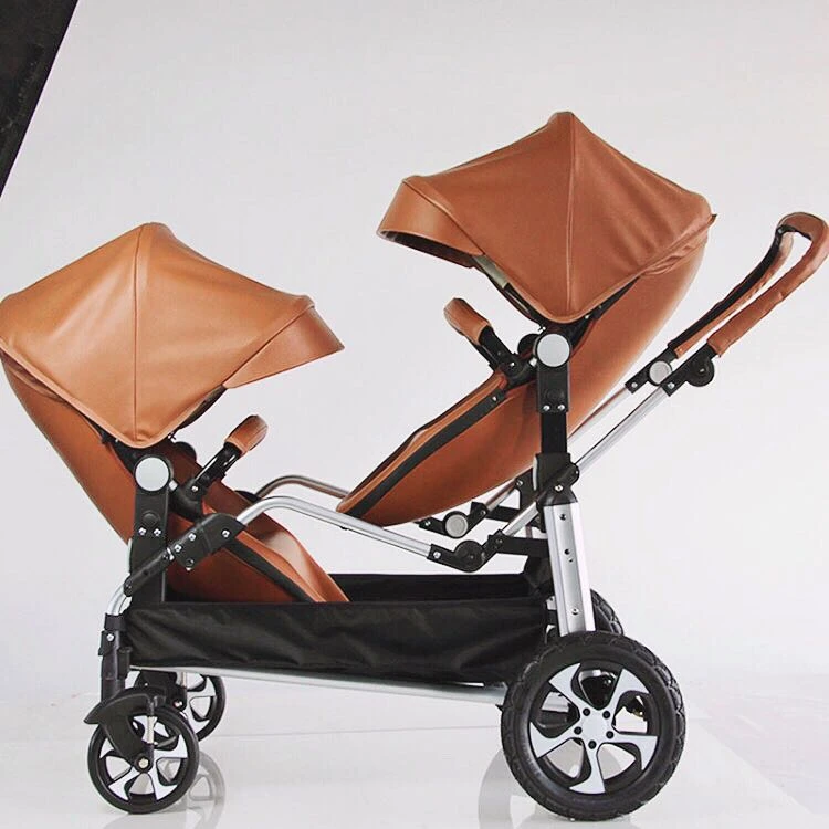 hot mom lightweight twin high landscape two child baby trolley can be reclined before and after folding mutiple stroller aliexpress