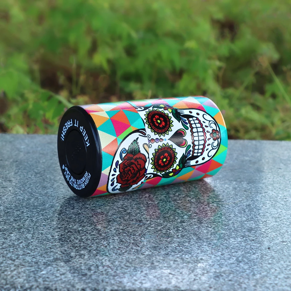 Plastic Vacuum Stash Jar Acrylic Vacuum Jar_voghion.com