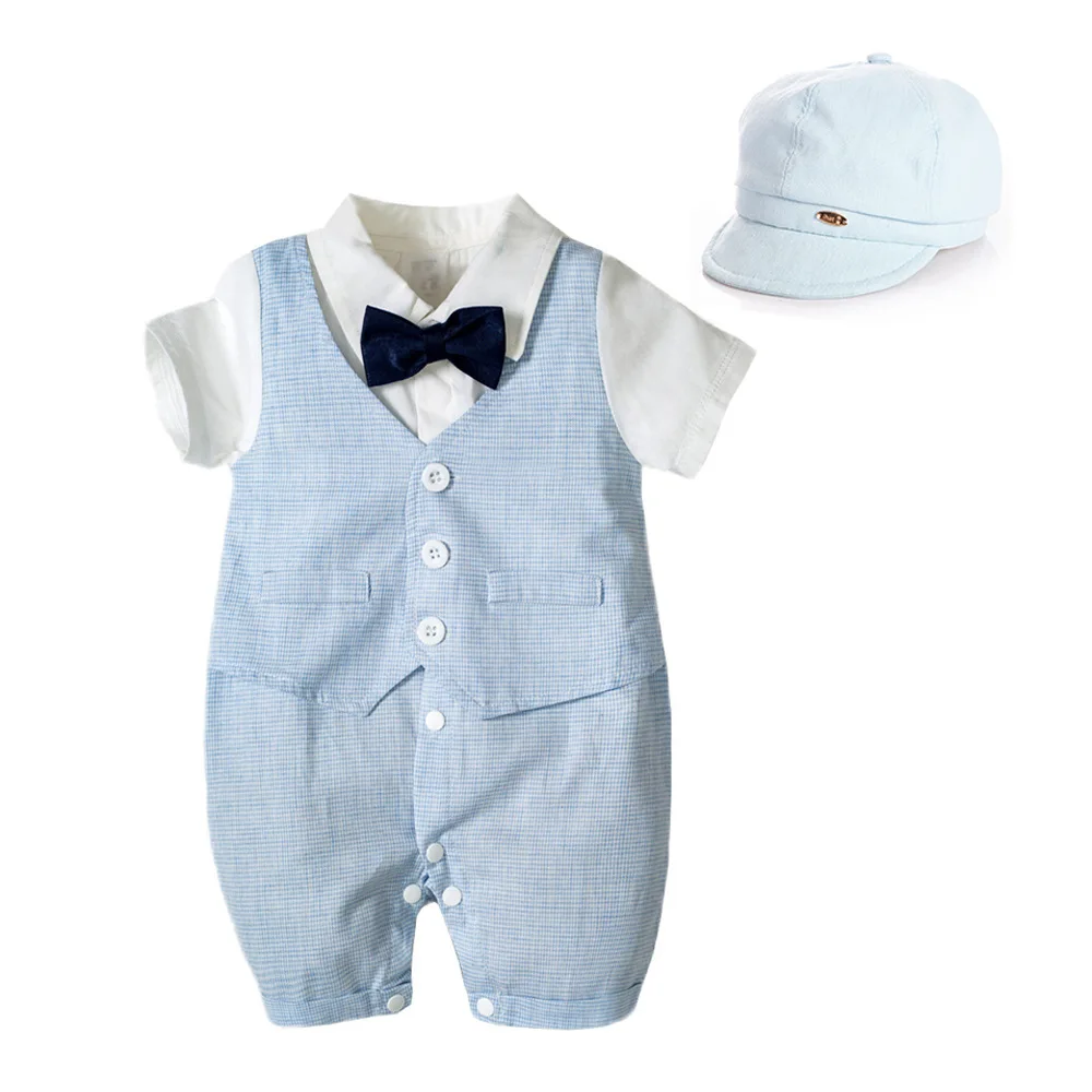 ribetes acanalados 100 % algodón color azul marino con rayas blancas pelele pequeño para niños y niñas Pelele para bebés y niños de wellyou 