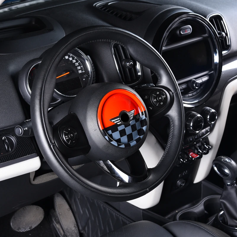 Рулевая панель рулевого управления автомобиля Украшение Наклейка для MINI Cooper S JCW Countryman F54 F55 F56 F57 F60 Автомобильный Стайлинг Автомобильный интерьер