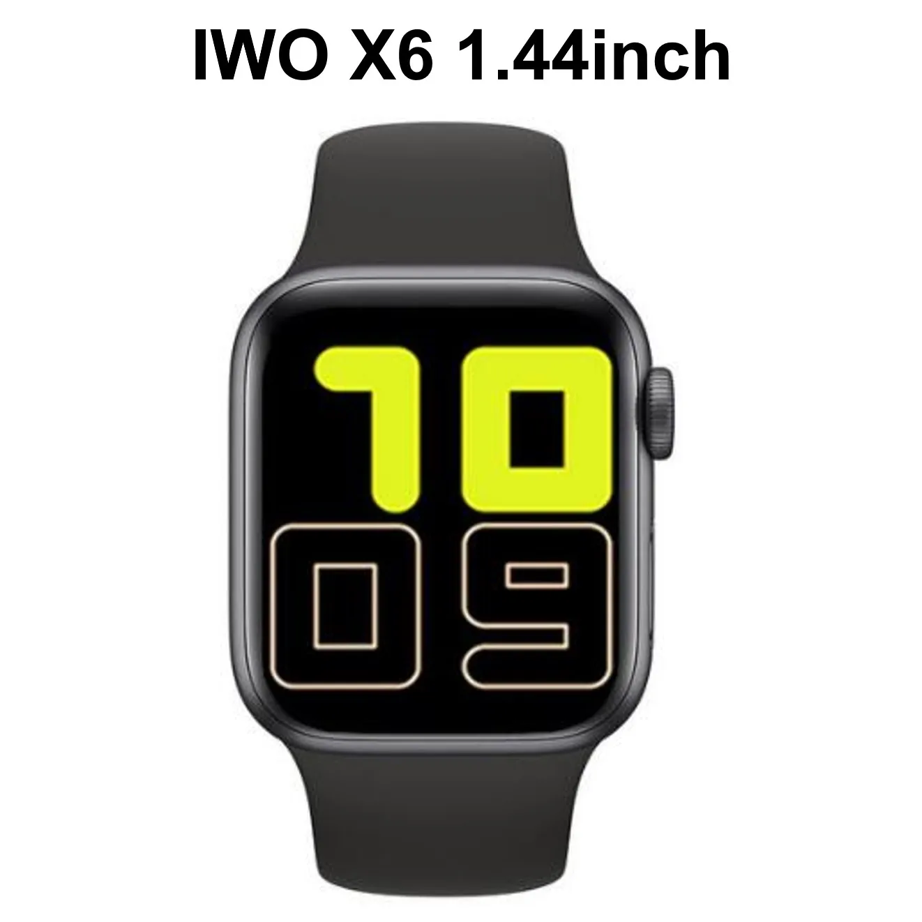 1 44 дюймов X6 Smart Watch Series 6 вызовов через Bluetooth фитнес-трекер для измерения
