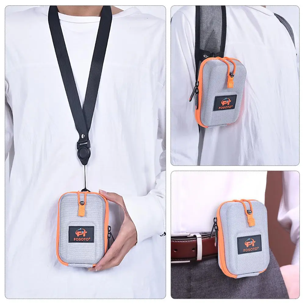 Camera Case fosoto Shell Cover Travel Carrying Storage Bag HP Sprocket Portable Photo Printer Canon IXUS285 190 185 180