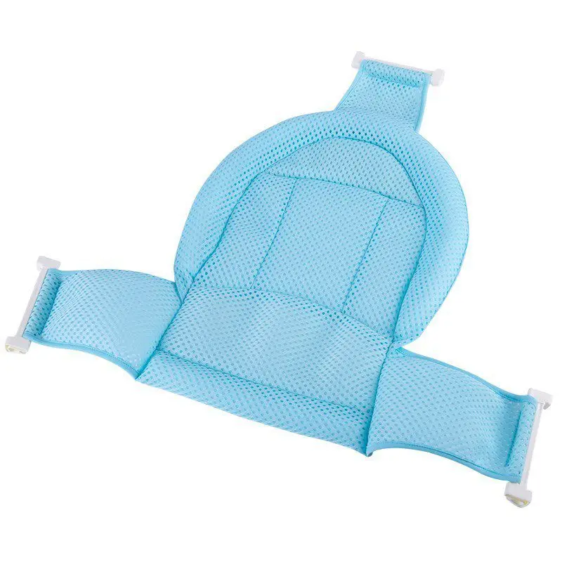 Новые детские безопасные направляющие дышащие стойки для ванной комнаты новорожденных нескользящие накладки для головы Защитные Мягкие Детские формирующие сетчатые накладки для ванной I N