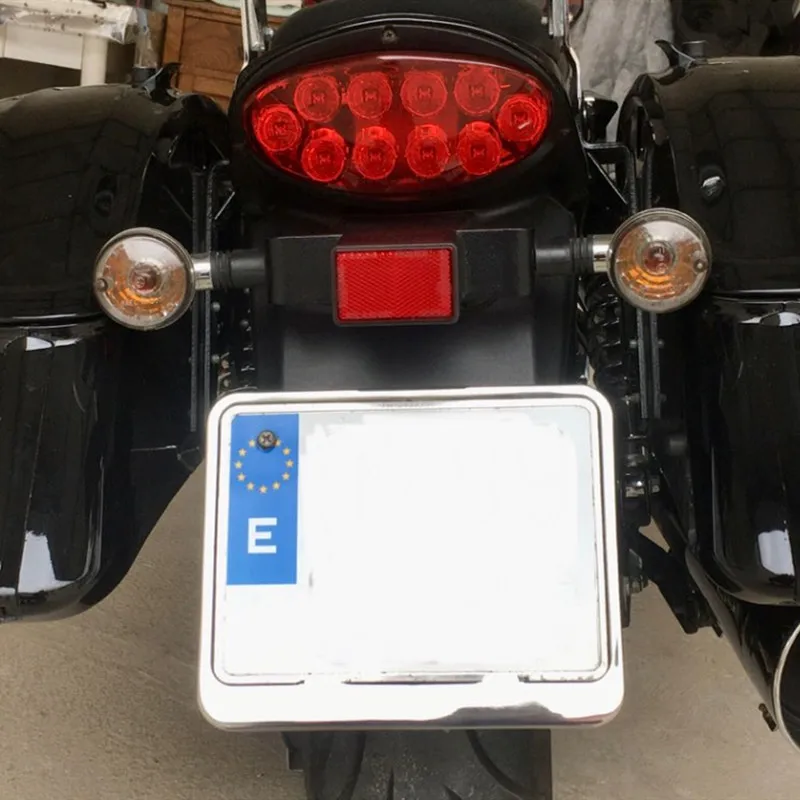 License Plate Holder Frame for Spain Moto Motorcycle Number Plates Metal