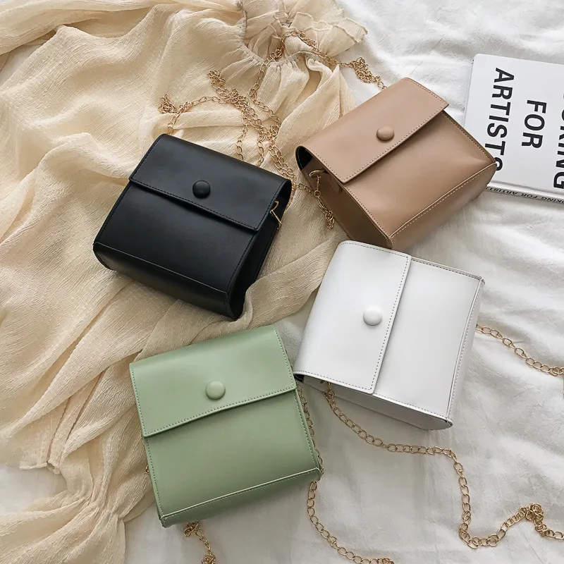 

New Arrival Bag WOMEN'S Bag 2020 Summer Textured Fashion Oblique Bag Mini Versatile INS Shoulder Square Sling Bag Fashion
