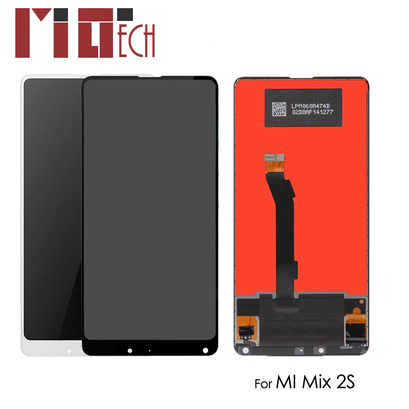 

LCD Display For Xiaomi Mix 2S Mix2S Touch Screen Digitizer Assembly Replacement Glass 5.99" Black White No Frame