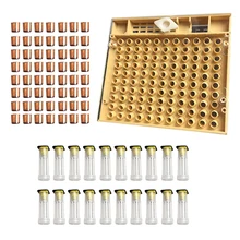 Набор инструментов для пчеловодства, королевская система выращивания, коробка для выращивания 110 шт, Набор чашек для пчеловодства, королевская клетка