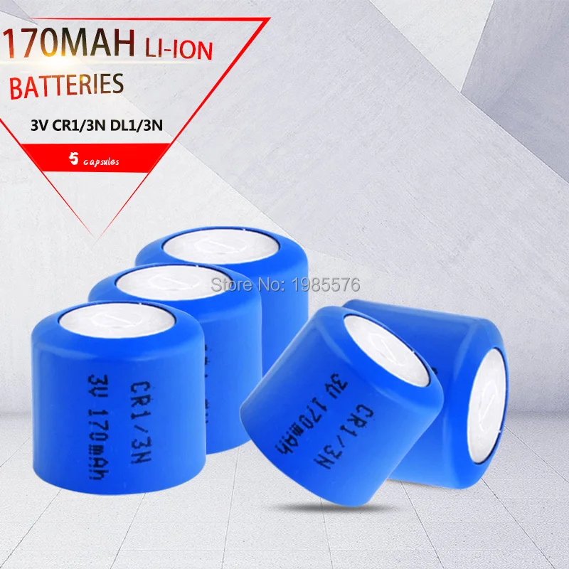 5pcs original CR1/3N 2L76 K58L DL1/3N 5018LC CR11108 3v Lithium Battery for Camera Locator Cell Button Li-ion Batteries | Электроника