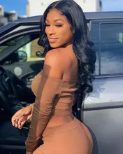 Extensiones de cabello humano con ondas corporales, cierre de encaje, cabello brasileño Remy, ondulado, 3/4 mechones con cierre, extensión de 30 pulgadas