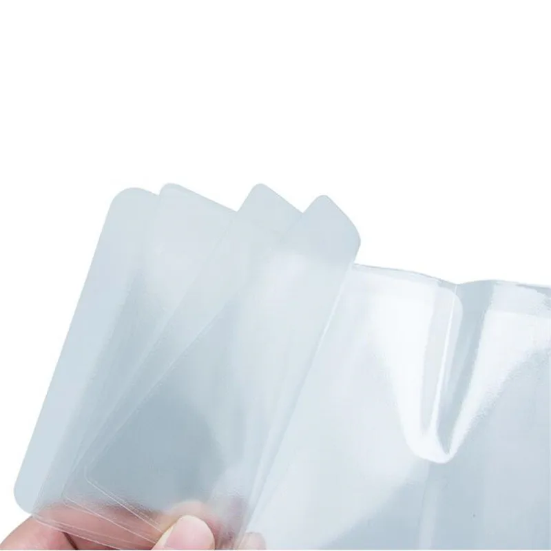 PVC Waterproof Transparent Auto Document Cover Russian Driver's License Case Protect Car ID Card Holder for Men Women for Travel