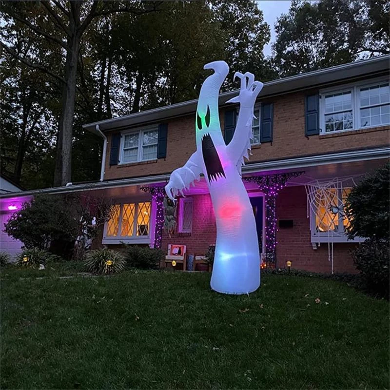 voor het geval dat Algebra middag Halloween Opblaasbare Model Scary Ghost Met Kleur Veranderende Led Decoratie  Props Voor Huis Tuin Binnenplaats Gloeiende Ghost|Party DIY Decorations| -  AliExpress