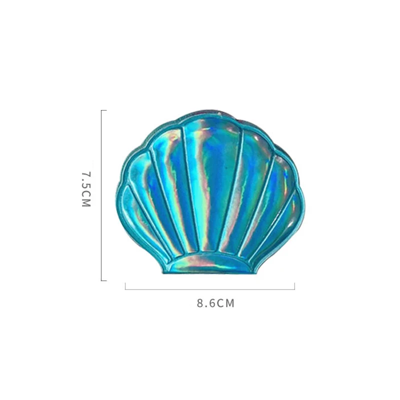 Мечта изменение цвета девушка сердце оболочки мини Фея зеркало портативный двусторонний макияж зеркало ювелирные изделия увеличительное стекло