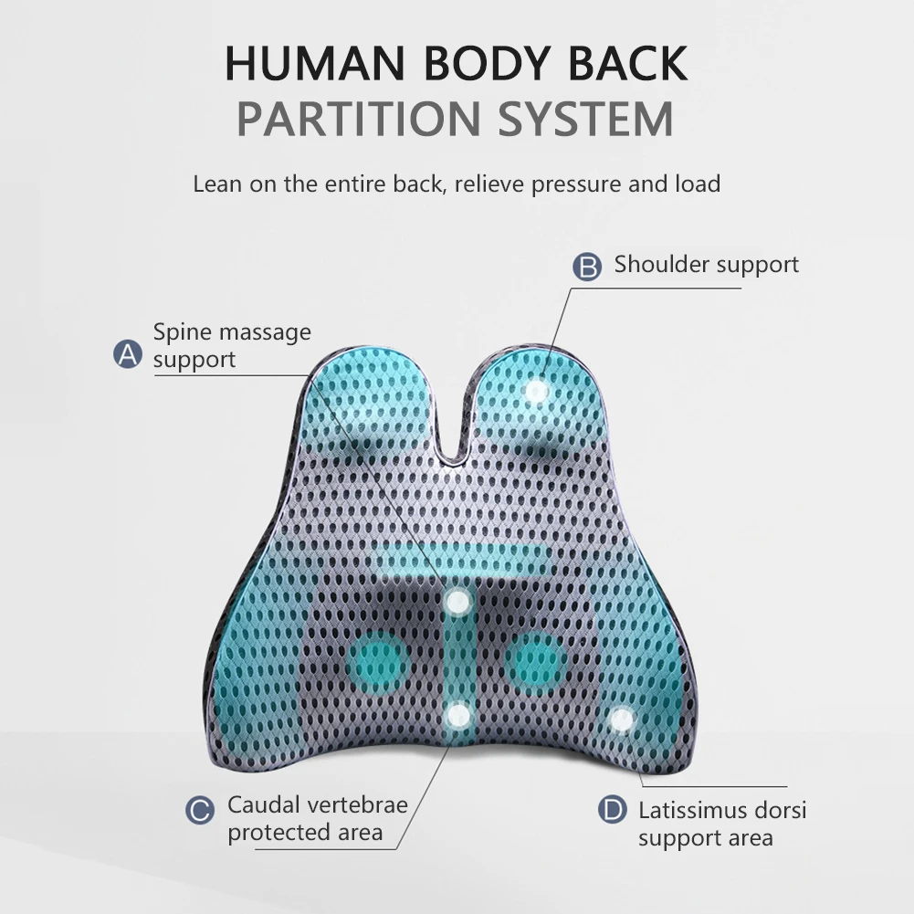 Car Headrest Neck Pillow Support Universal Soft Neck Pillows Cushion Memory Foam Lumbar Pillow Back Support Interior Automotive