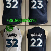 Free shipping A+ quality Youth Kids#32 Karl-Anthony Towns 23 Jimmy Butler Jersey Minnesota