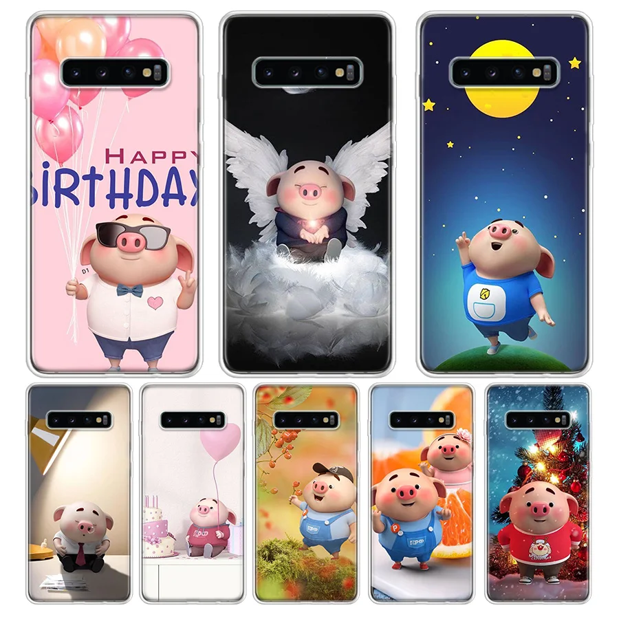 

Cute Fashion cartoon pig Phone Case For Samsung S6 S7 S8 S9 S10 S10E S11 S11E J42018 J62018 J82018 Phone Case Cover